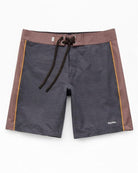 Rhythm Mens Core Trunk - Chocolate Rhythm Core Trunk - Chocolate Splash Swimwear Mens Shorts