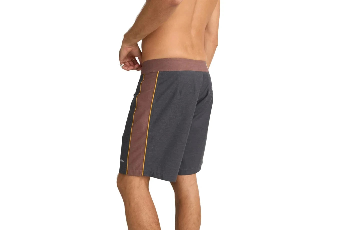 Rhythm Mens Core Trunk - Chocolate Rhythm Core Trunk - Chocolate Splash Swimwear Mens Shorts