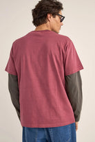Rhythm Mens Ellipse Sun SS T-Shirt - Merlot Rhythm Ellipse Sun SS T-Shirt - Merlot Splash Swimwear Mens