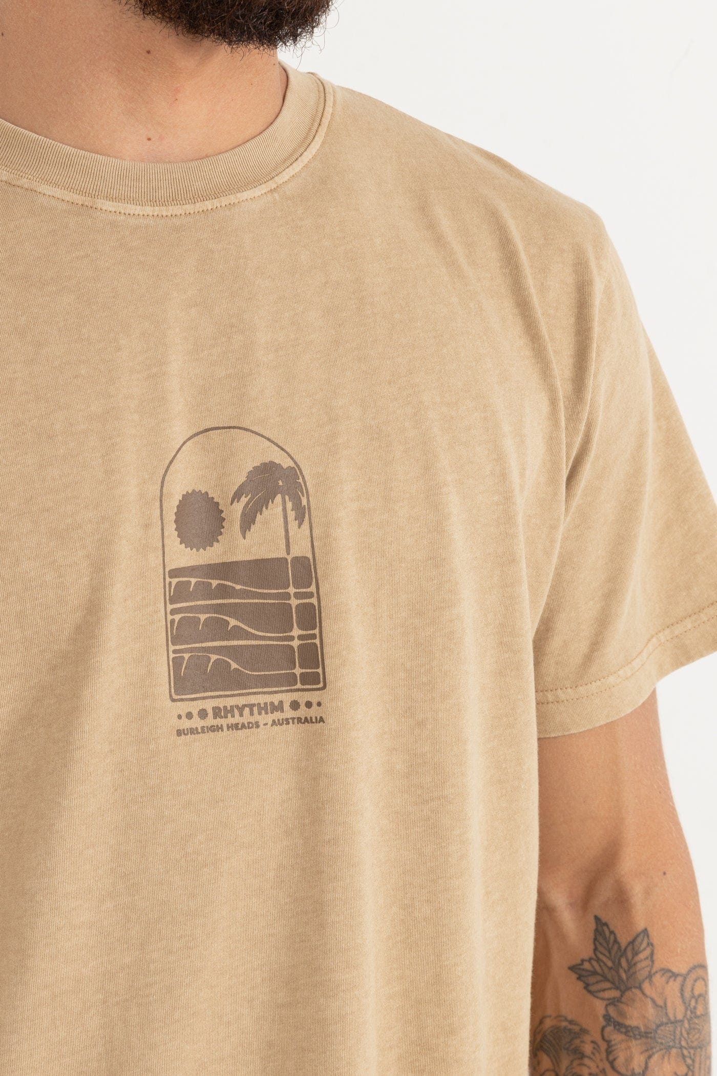 Rhythm Mens Portal Vintage T-Shirt Rhythm Portal Vintage T-Shirt Splash Swimwear