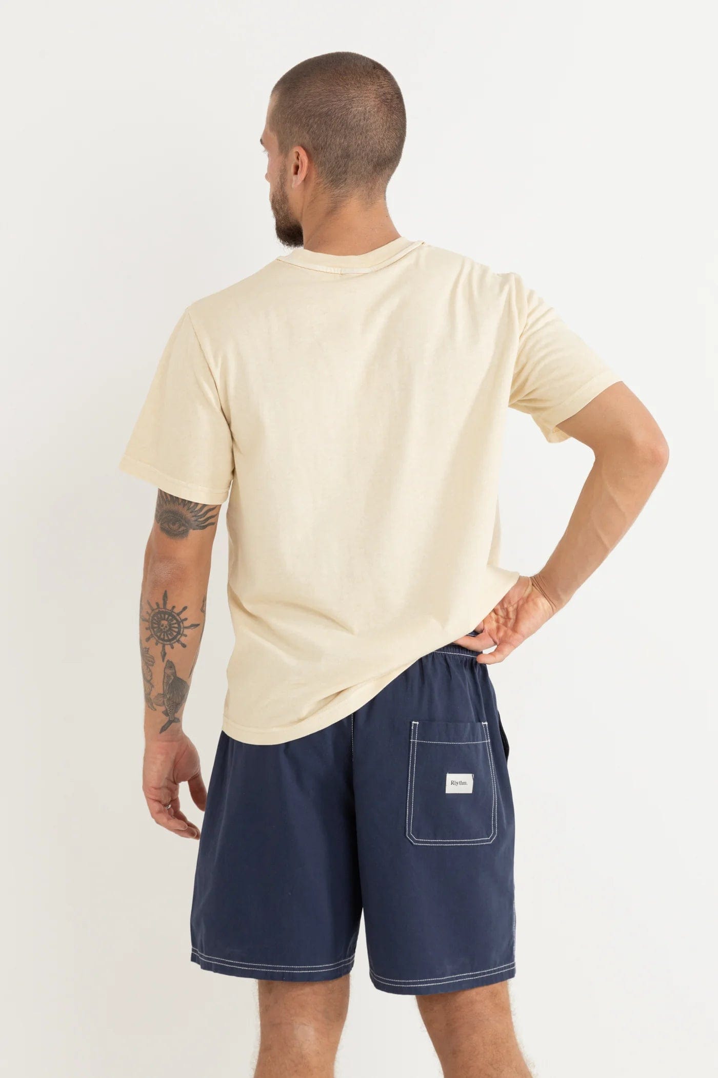 Rhythm Mens Portal Vintage T-Shirt Rhythm Portal Vintage T-Shirt Splash Swimwear