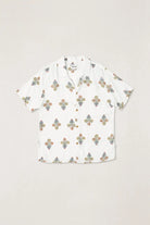 Rhythm Mens Rhythm Bouquet SS Shirt - Natural Rhythm Bouquet SS Shirt - Natural Splash Swimwear Mens Shirt