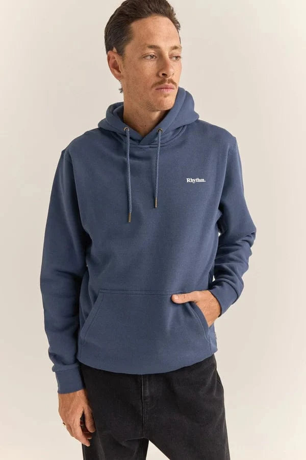 Rhythm Mens Rhythm Brand Fleece Hood -Navy Rhythm Brand Fleece Hood -Navy Splash Swimwear Mens