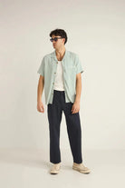 Rhythm Mens Rhythm Daytona SS Shirt- Teal Rhythm Daytona SS Shirt- Teal Splash Swimwear Mens