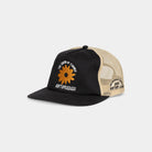 Rhythm Mens Rhythm Down Under Trucker Cap - Black 0725M-HW10-BLK Rhythm Down Under Trucker Cap - Black Splash Swimwear Hats O/S 9360397217261