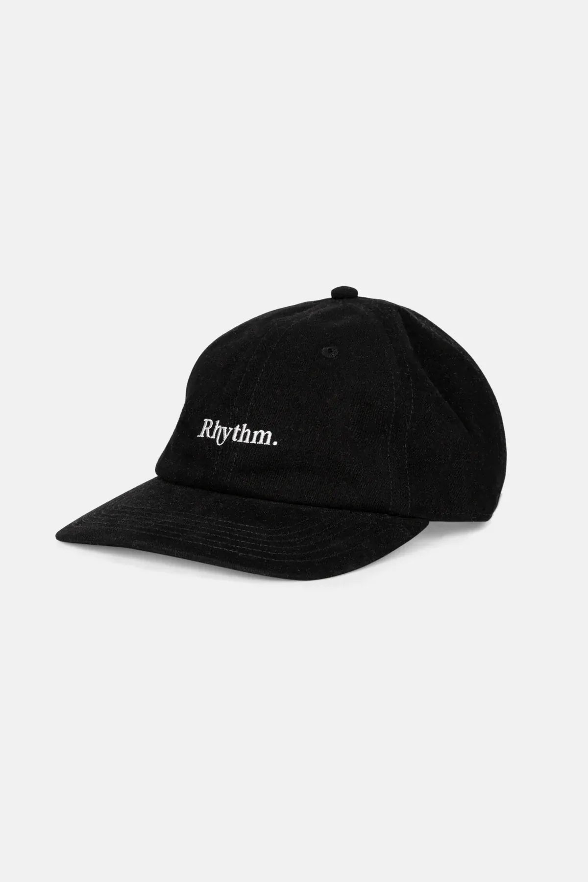 Rhythm Mens Rhythm Essential Brushed Twill Cap - Black 0725M-HW01-BLK Rhythm Essential Brushed Twill Cap - Black Splash Swimwear Hats O/S 9360397217124
