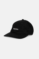 Rhythm Mens Rhythm Essential Brushed Twill Cap - Black 0725M-HW01-BLK Rhythm Essential Brushed Twill Cap - Black Splash Swimwear Hats O/S 9360397217124