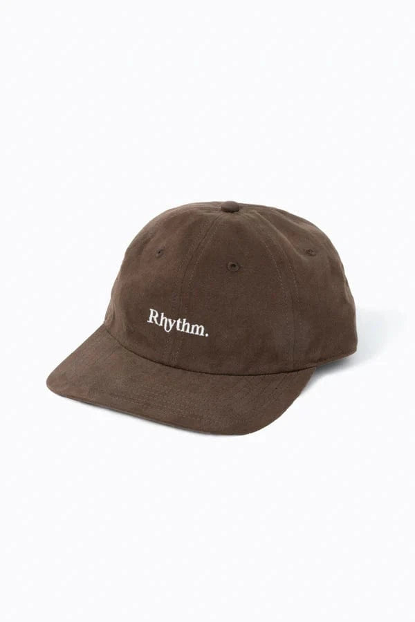 Rhythm Mens Rhythm Essential Brushed Twill Cap - Vintage Brown 0425M-HW01-BRO Rhythm Essential Brushed Twill Cap - Vintage Brown Splash Swimwear Mens O/S