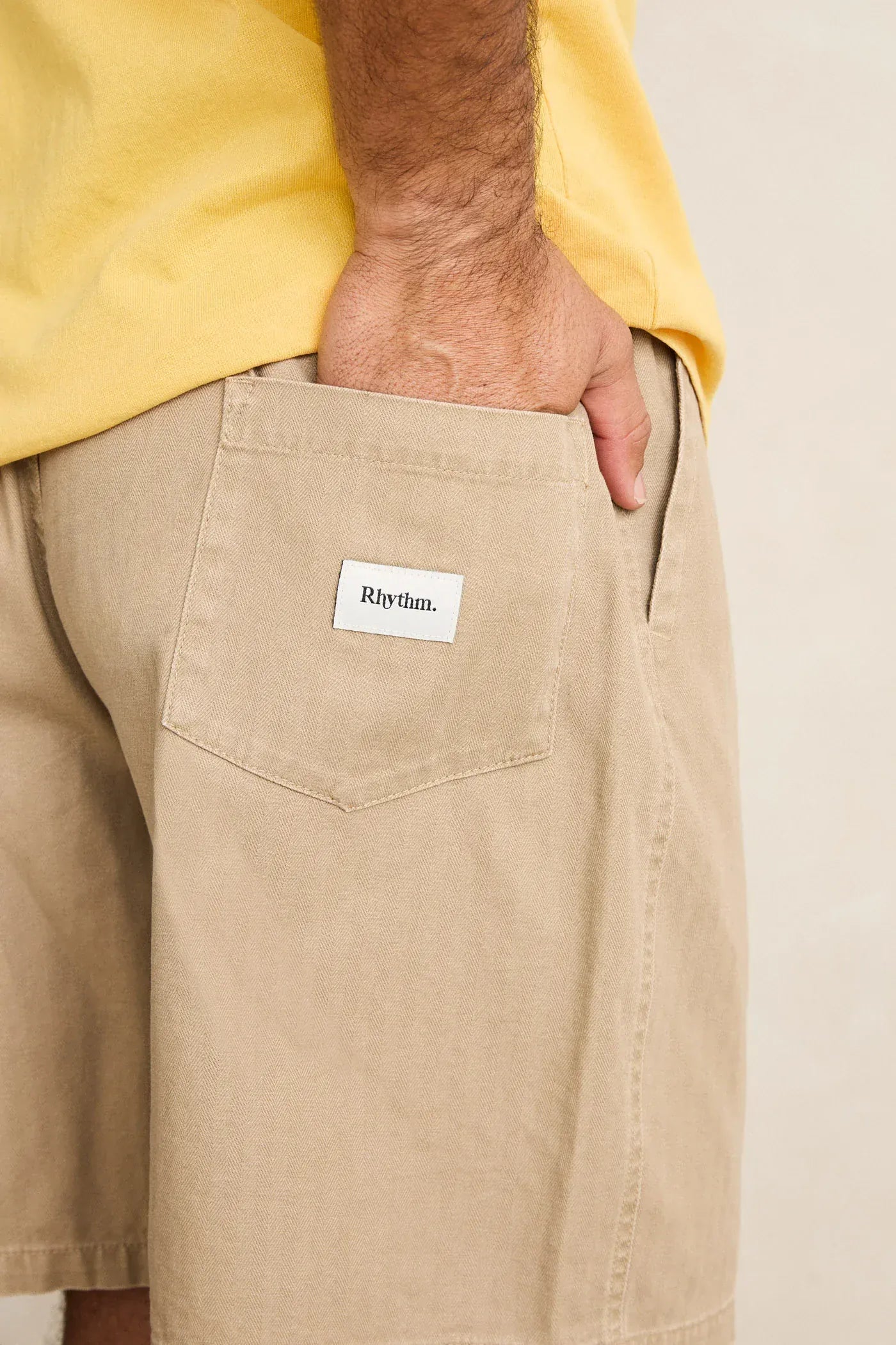 Rhythm Mens Rhythm Essential Herringbone Jam - Oak Rhythm Essential Herringbone Jam - Oak Splash Swimwear