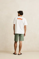 Rhythm Mens Rhythm Essential Herringbone Short - Olive Rhythm Essential Herringbone Short - Olive Splash Swimwear Mens Shorts