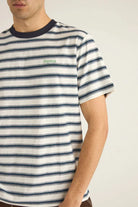 Rhythm Mens Rhythm Everyday Stripe SS T-Shirt - Vintage White Rhythm Everyday Stripe SS T-Shirt - Vintage White Splash Swimwear Mens