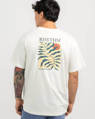 Rhythm Mens Rhythm Fern Vintage SS T-Shirt - White Rhythm Fern Vintage SS T-Shirt - White Splash Swimwear Mens