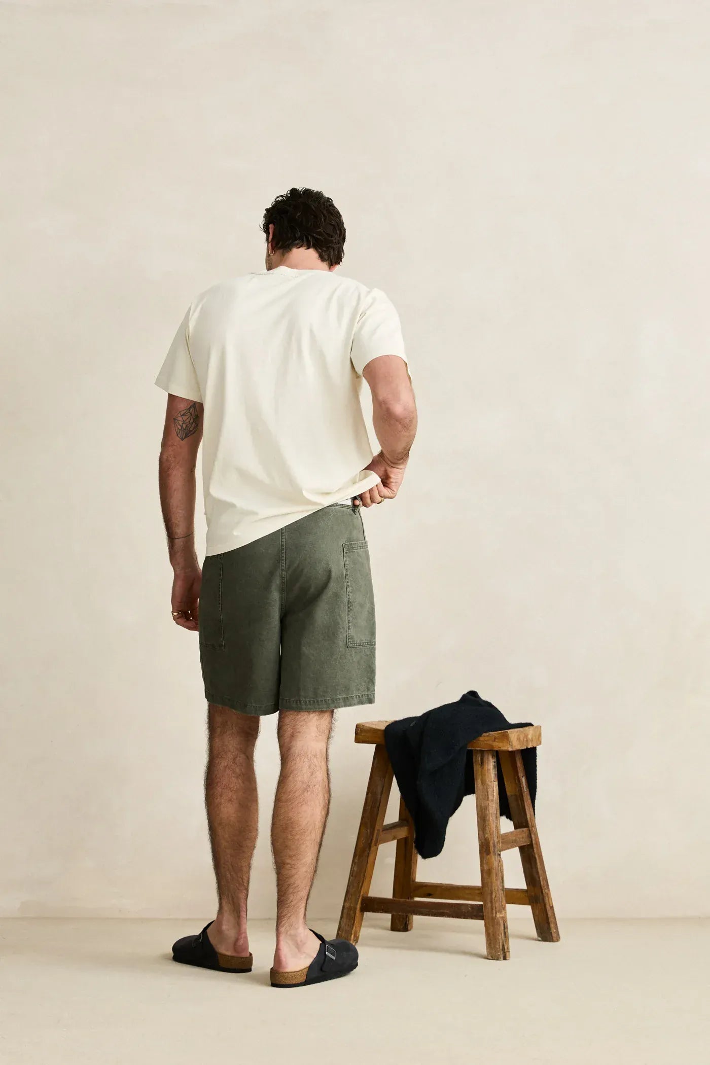 Rhythm Mens Rhythm Field Guide Walks - Stone Rhythm Field Guide Walks - Stone Splash Swimwear