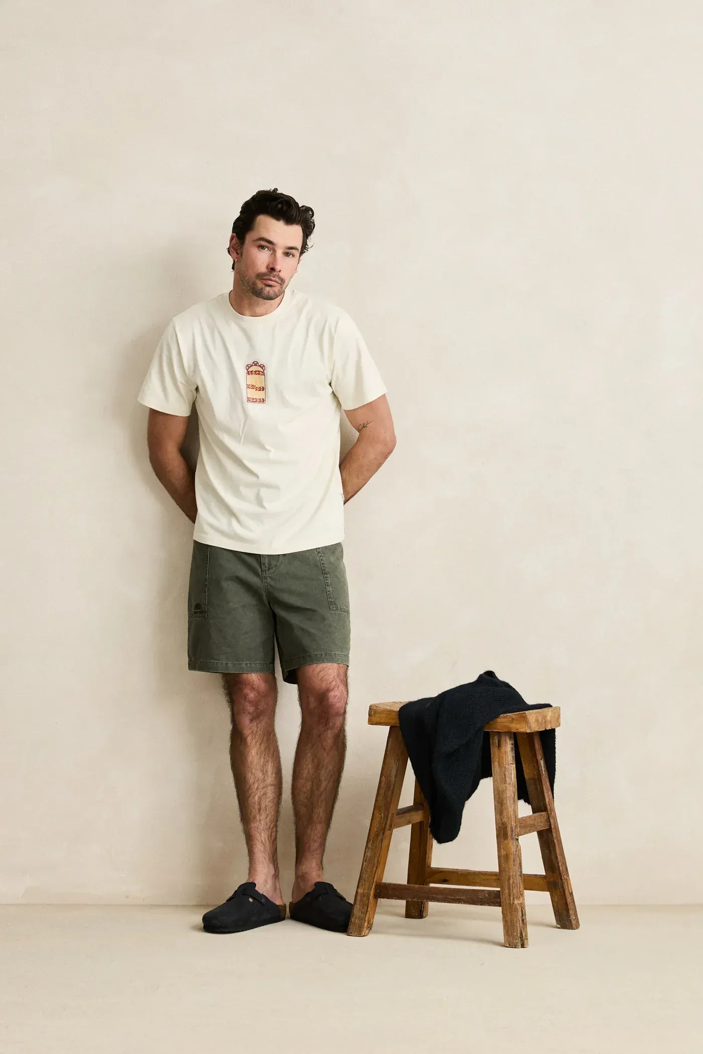 Rhythm Mens Rhythm Field Guide Walks - Stone Rhythm Field Guide Walks - Stone Splash Swimwear