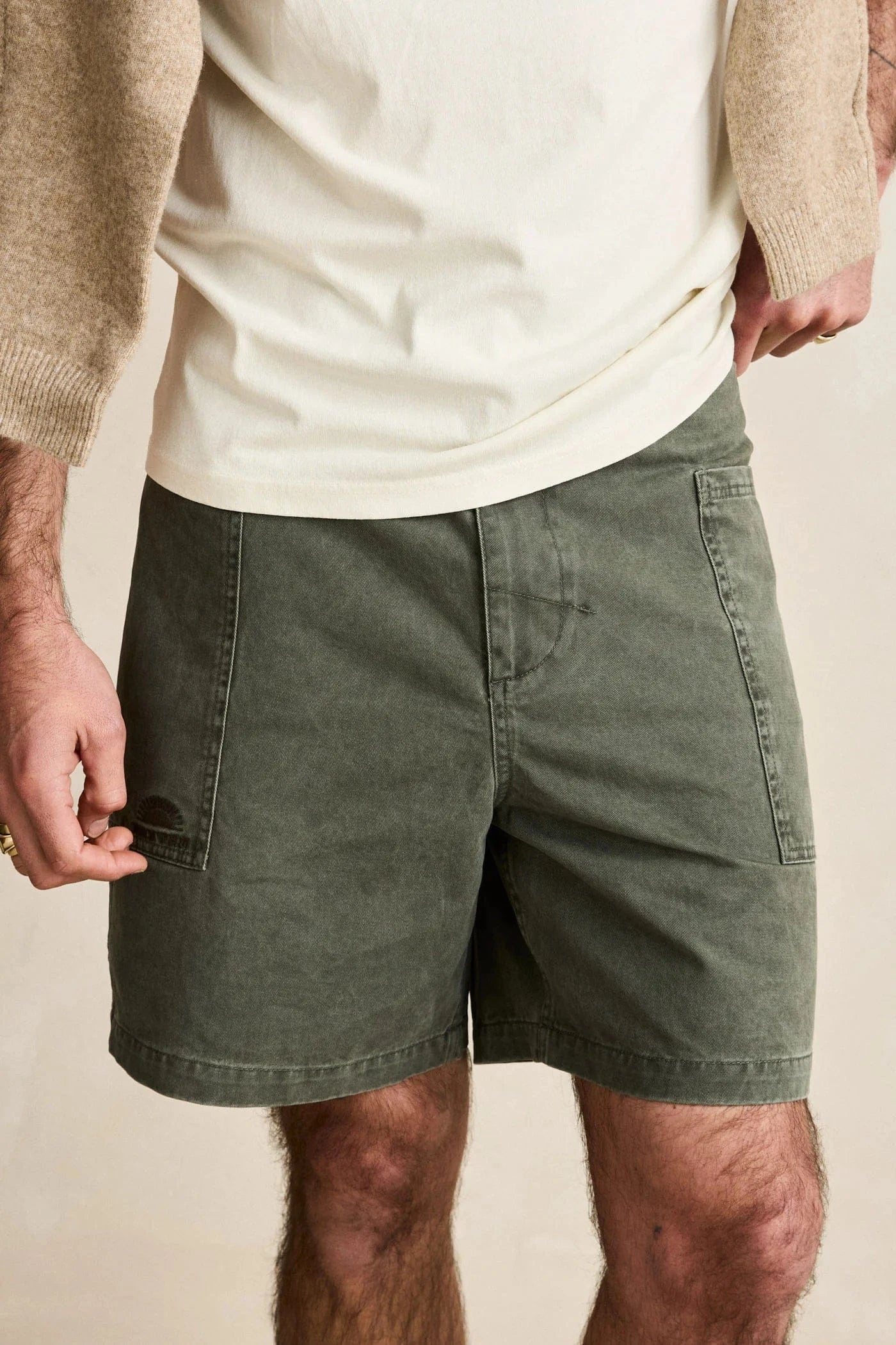 Rhythm Mens Rhythm Field Guide Walks - Stone Rhythm Field Guide Walks - Stone Splash Swimwear