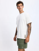 Rhythm Mens Rhythm Flagship Vintage Short Sleeved T-Shirt - Ecru Rhythm Flagship Vintage Short Sleeved T-Shirt - Ecru Splash Swimwear Mens