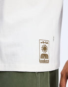 Rhythm Mens Rhythm Flagship Vintage SS T-Shirt - Ecru Rhythm Flagship Vintage SS T-Shirt - Ecru Splash Swimwear