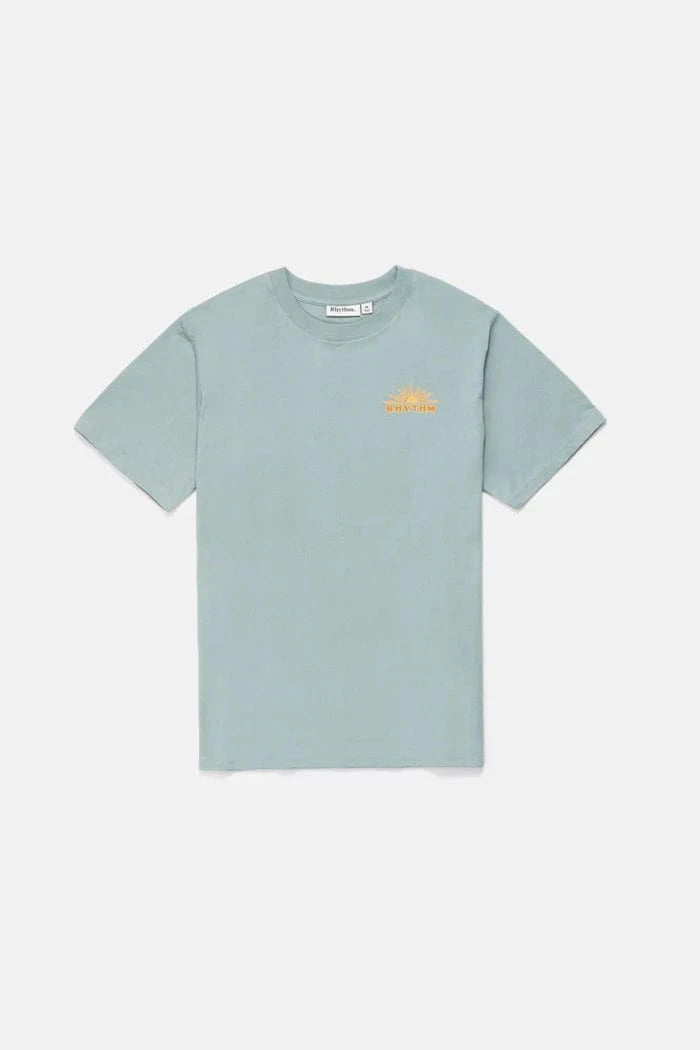 Rhythm Mens Rhythm Frame SS T-Shirt - Seafoam Rhythm Frame SS T-Shirt - Seafoam Splash Swimwear Mens