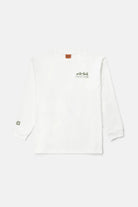Rhythm Mens Rhythm Grange Loose Fit LS T-Shirt - Ecru Rhythm Grange Loose Fit LS T-Shirt - Ecru Splash Swimwear Mens Shirt