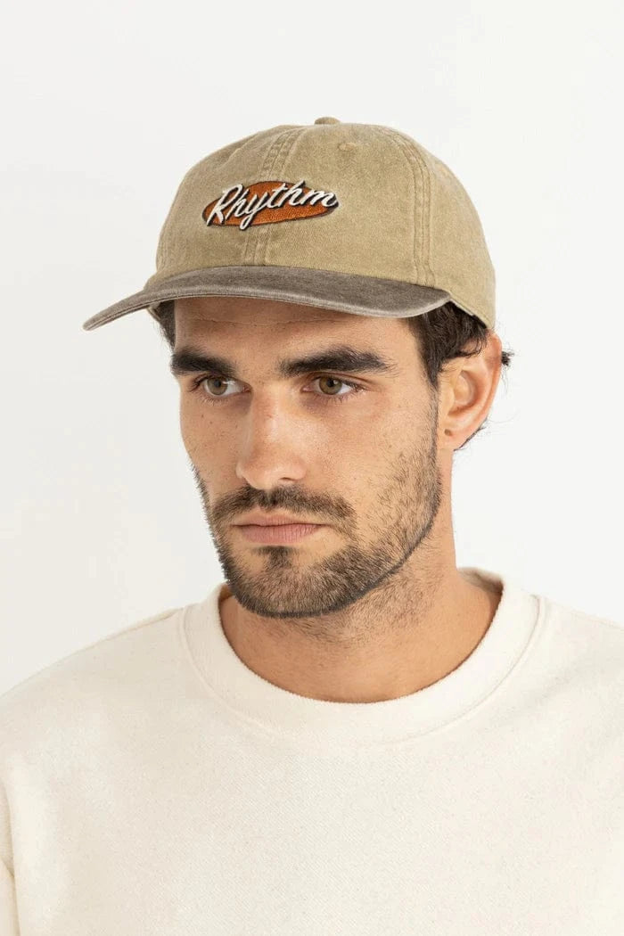 Rhythm Mens Rhythm Hallmark Cap- Sand 0725M-HW11-SAN Rhythm Hallmark Cap- Sand Splash Swimwear Mens O/S