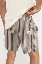 Rhythm Mens Rhythm Jaquard Jam - Natural Rhythm Jaquard Jam - Natural Splash Swimwear Mens