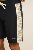 Rhythm Mens Rhythm Leo Camo Trunk - Black Rhythm Leo Camo Trunk - Black Splash Swimwear