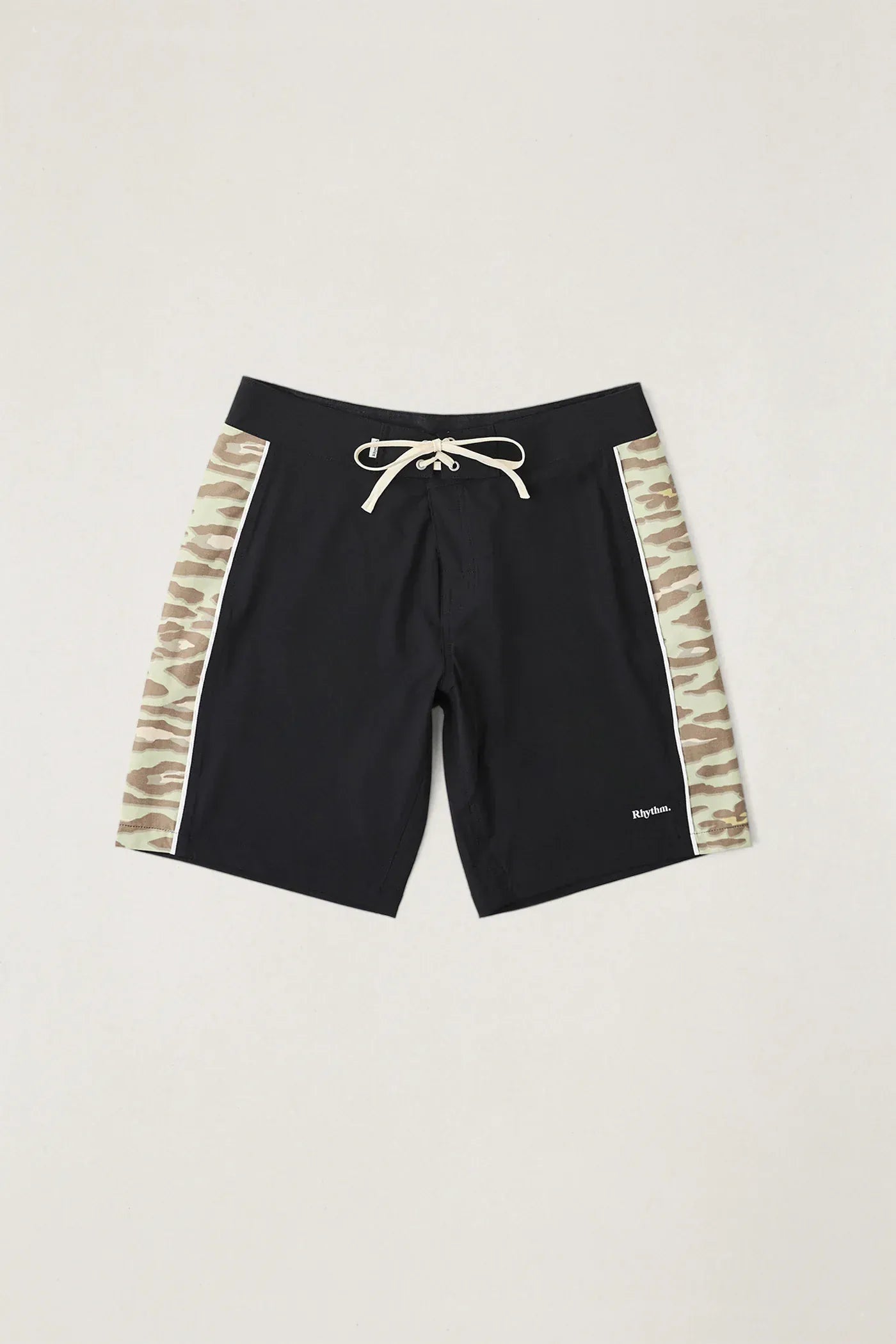 Rhythm Mens Rhythm Leo Camo Trunk - Black Rhythm Leo Camo Trunk - Black Splash Swimwear
