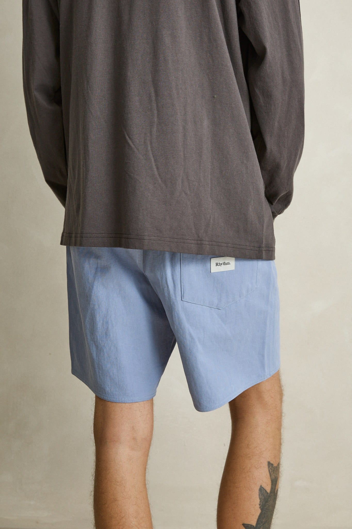 Rhythm Mens Rhythm Mens Box Jam - Slate Rhythm Mens Box Jam Slate Splash Swimwear Mens Shorts
