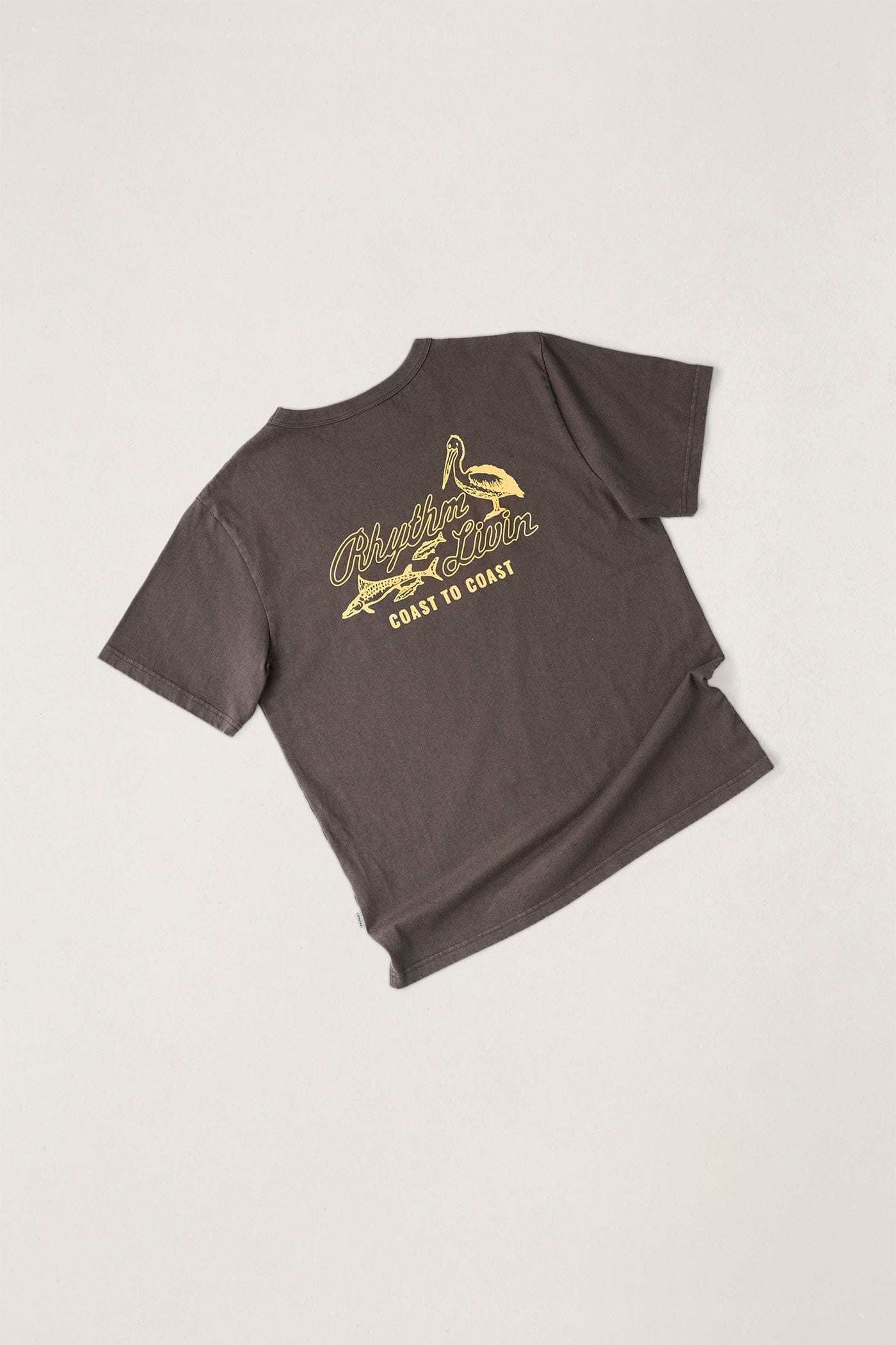 Rhythm Mens Rhythm Mens C2C Vintage SS T-Shirt - Vintage Black Rhythm Mens C2C Vintage SS T-Shirt Vintage Black Splash Swimwear Mens Tee
