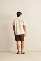 Rhythm Mens Rhythm Mens Classic Linen SS Shirt - Sand Rhythm Mens Classic Linen SS Shirt - Sand Splash Swimwear Mens Shirt