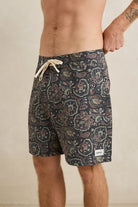 Rhythm Mens Rhythm Mens Costa Rica Trunk - Black Rhythm Mens Costa Rica Trunk - Black Splash Swimwear Mens Brief