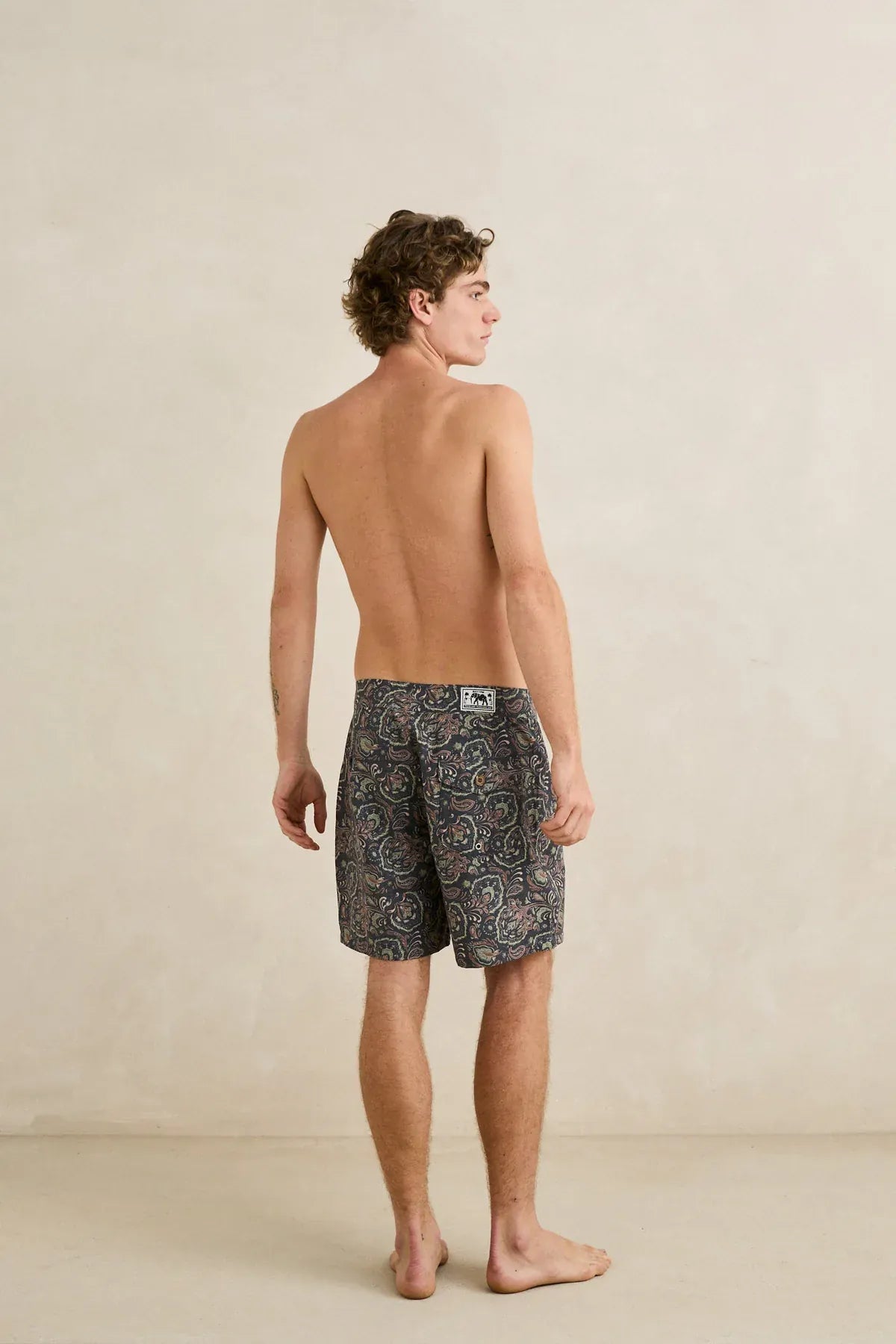 Rhythm Mens Rhythm Mens Costa Rica Trunk - Black Rhythm Mens Costa Rica Trunk - Black Splash Swimwear Mens Brief
