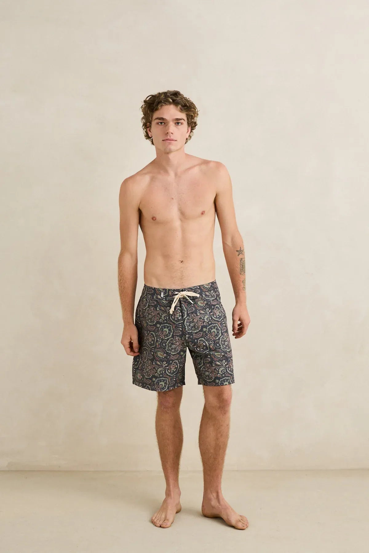 Rhythm Mens Rhythm Mens Costa Rica Trunk - Black Rhythm Mens Costa Rica Trunk - Black Splash Swimwear Mens Brief
