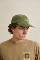 Rhythm Mens Rhythm Mens Essential Brushed Twill Cap - Dill 0726M-HW08-DIL Rhythm Mens Essential Brushed Twill Cap - Dill Splash Swimwear cap One size / Dill 1000032537