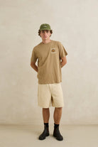 Rhythm Mens Rhythm Mens Essential Brushed Twill Cap - Dill 0726M-HW08-DIL Rhythm Mens Essential Brushed Twill Cap - Dill Splash Swimwear cap One size / Dill 1000032537