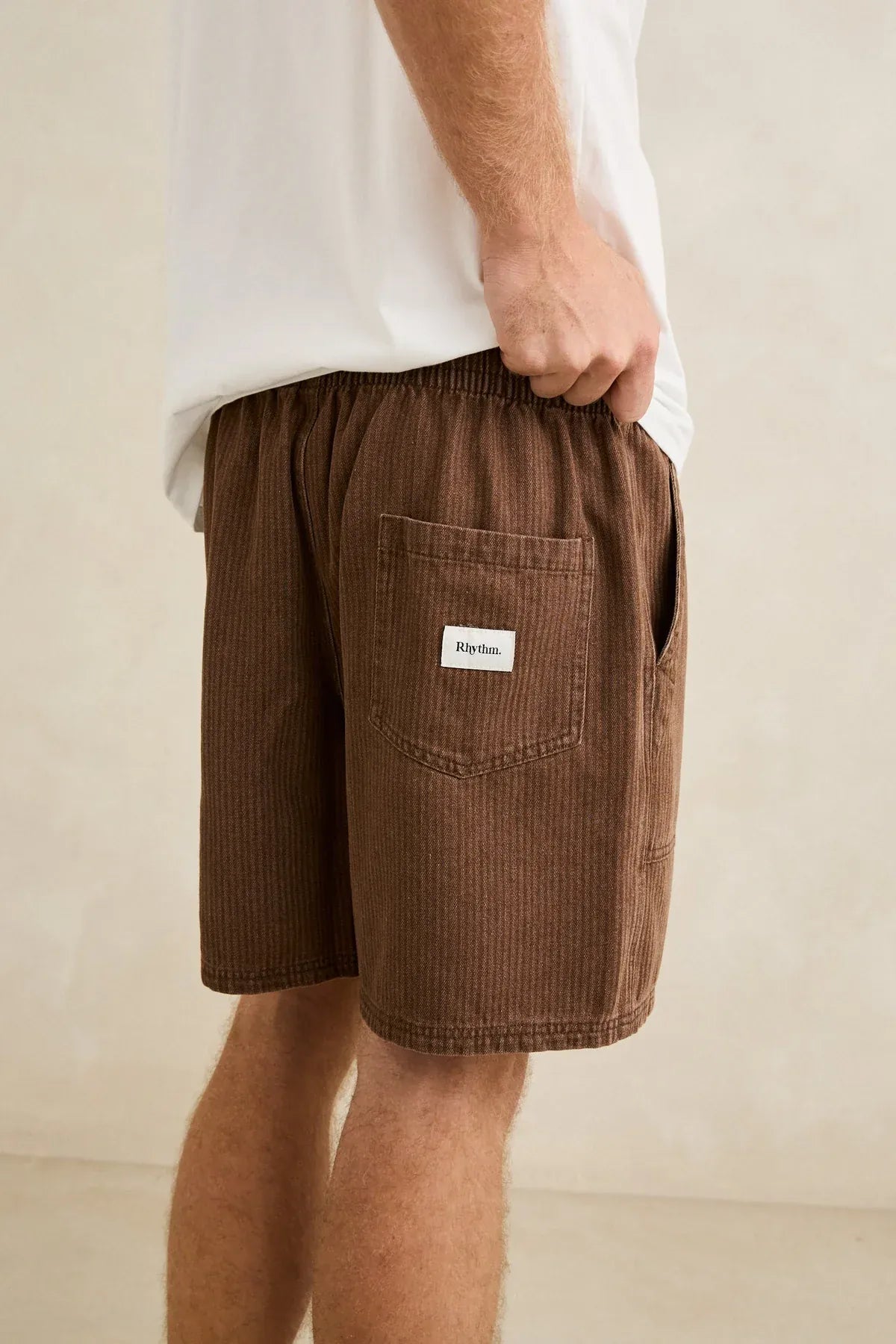 Rhythm Mens Rhythm Mens Harlan Jam - Cedar Rhythm Mens Harlan Jam - Cedar Splash Swimwear Mens Shorts