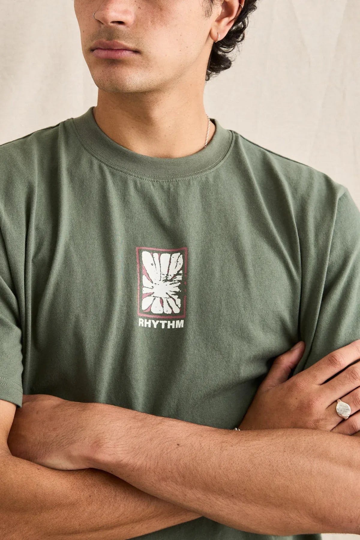 Rhythm Mens Rhythm Mens Imprint Vintage SS T-shirt Rhythm Mens Imprint Vintage SS T-shirt Splash Swimwear Mens Tee