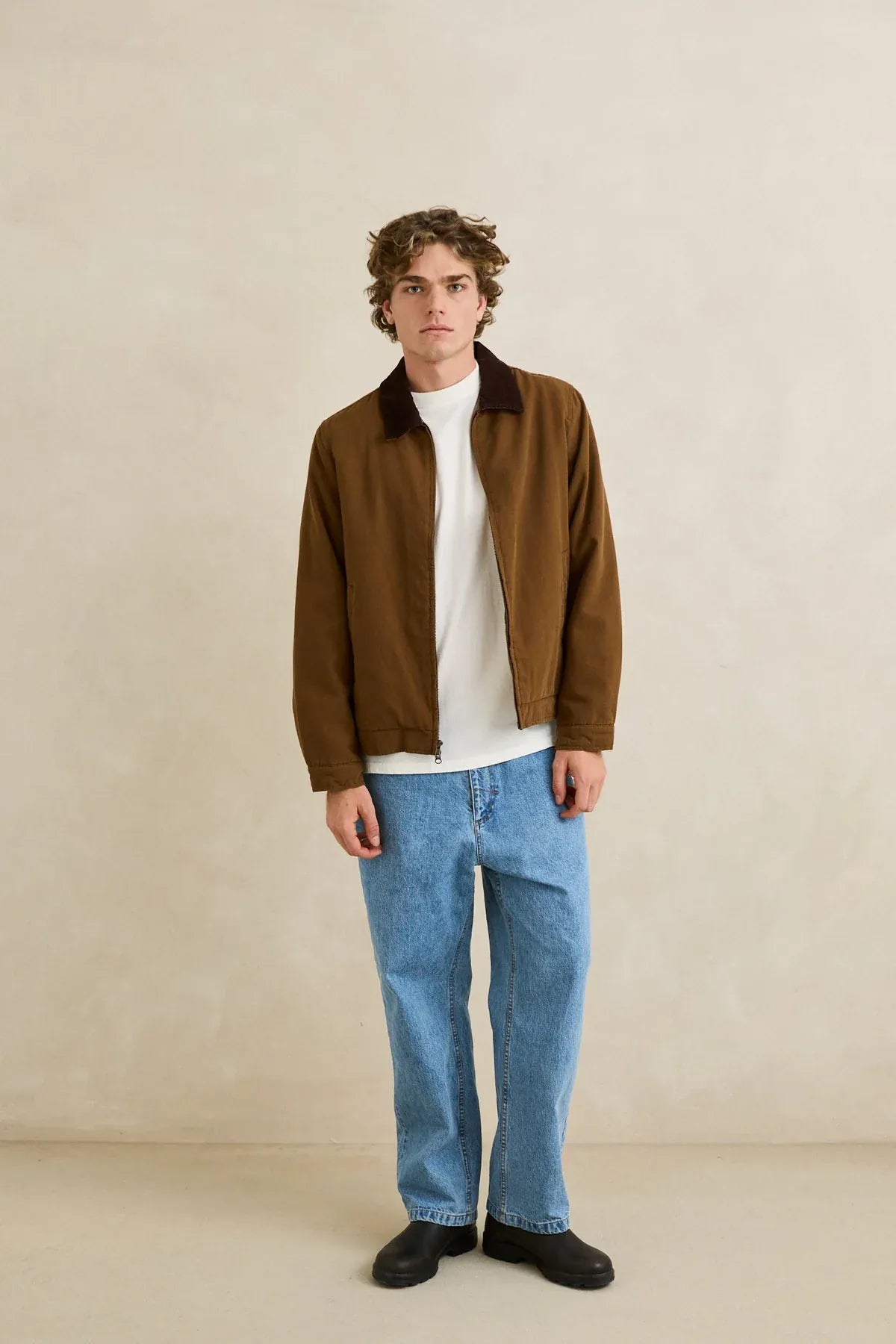 Rhythm Mens Rhythm Mens James Jacket - Coffee Rhythm Mens James Jacket - Coffee Splash Swimwear Jackets & Jumpers