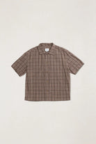 Rhythm Mens Rhythm Mens Relaxed Brady Check SS Shirt - Coffee Rhythm Mens Relaxed Brady Check SS Shirt - Coffee Splash Swimwear Mens Shirt
