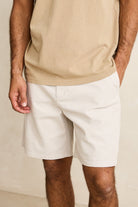 Rhythm Mens Rhythm Mens Relaxed Herringbone Short - Sand Rhythm Mens Relaxed Herringbone Short Sand Splash Swimwear Mens Shorts