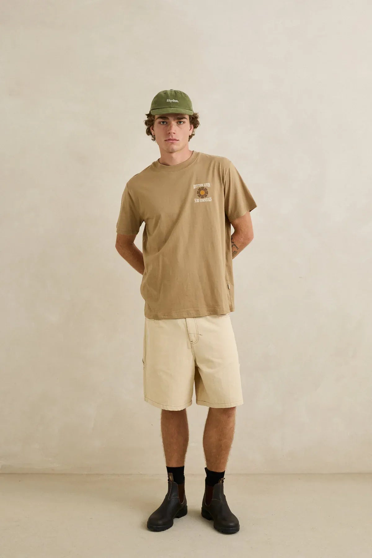 Rhythm Mens Rhythm Mens Surf Essentials SS T-shirts - Incense Rhythm Mens Surf Essentials SS T-shirts - Incense Splash Swimwear Mens Tee