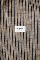 Rhythm Mens Rhythm Mens Texture Stripe Jam - Natural Rhythm Mens Texture Stripe Jam Natural Splash Swimwear Mens Shorts