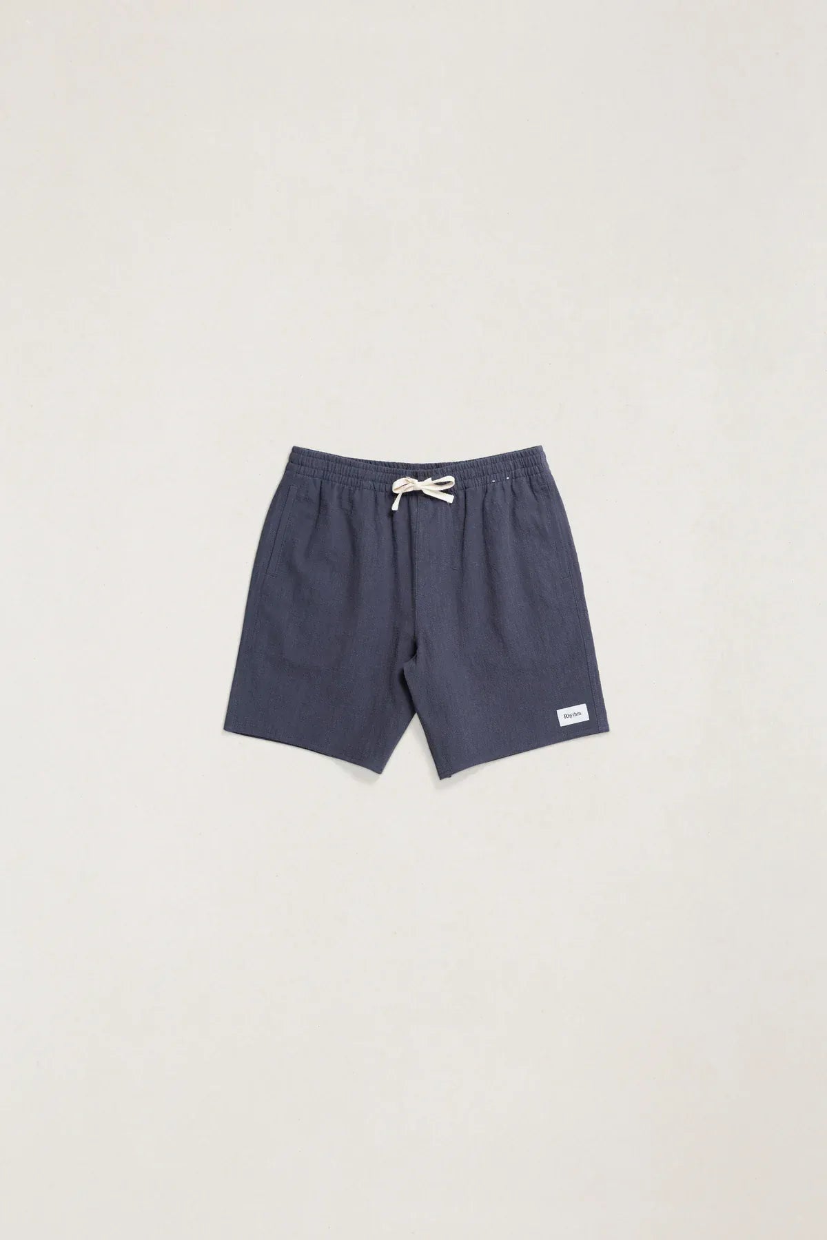 Rhythm Mens Rhythm Mens Textured Linen Jam - Navy Rhythm Mens Textured Linen Jam - Navy Splash Swimwear Mens Shorts