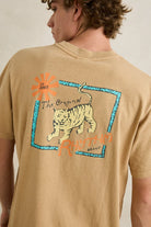 Rhythm Mens Rhythm Mens Tiger Vintage SS T-shirt - Sand Rhythm Mens Tiger Vintage SS T-shirt - Sand Splash Swimwear Mens Tee