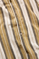 Rhythm Mens Rhythm Mens Vacation Stripe SS Shirt - Sand Rhythm Mens Vacation Stripe SS Shirt Sand Splash Swimwear Mens Shirt