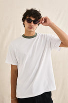Rhythm Mens Rhythm Merge Vintage SS T-Shirt - White Rhythm Merge Vintage SS T-Shirt - White Splash Swimwear Mens Shirt