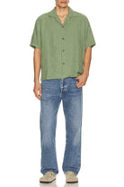 Rhythm Mens Rhythm Oasis SS Shirt - Desert Grass Rhythm Oasis SS Shirt - Desert Grass Splash Swimwear Mens