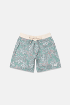 Rhythm Mens Rhythm Paisley Trunk - Green Tea Rhythm Paisley Trunk - Green Tea Splash Swimwear Mens Shorts