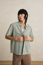 Rhythm Mens Rhythm Phasers Relaxed SS Shirt - Green Rhythm Phasers Relaxed SS Shirt - Green Splash Swimwear Mens Shirt