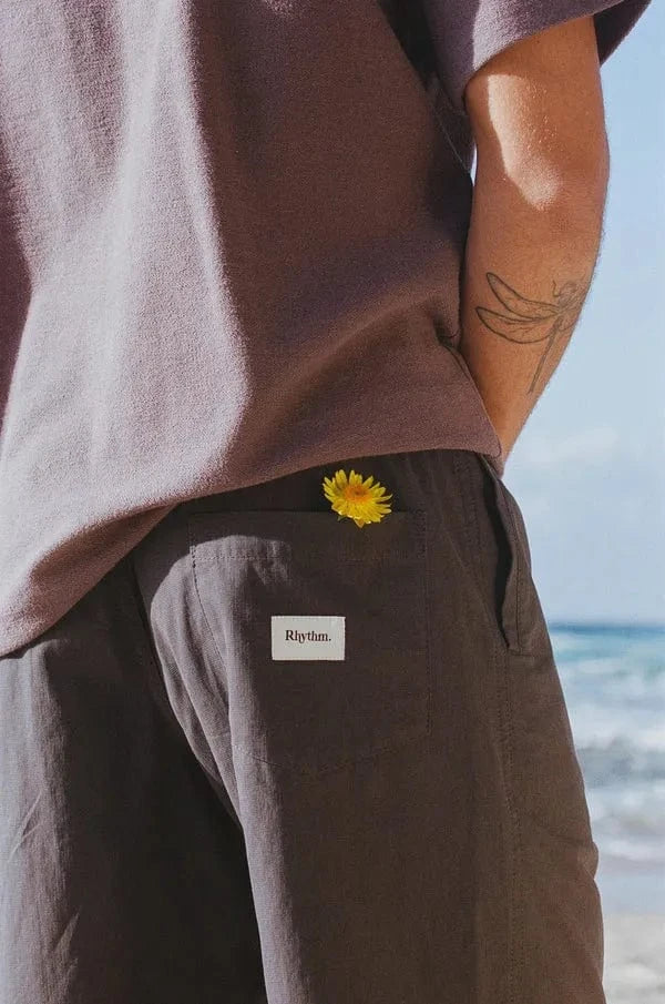 Rhythm Mens Rhythm Relaxed Jam - Charcoal Rhythm Relaxed Jam - Charcoal Splash Swimwear Mens